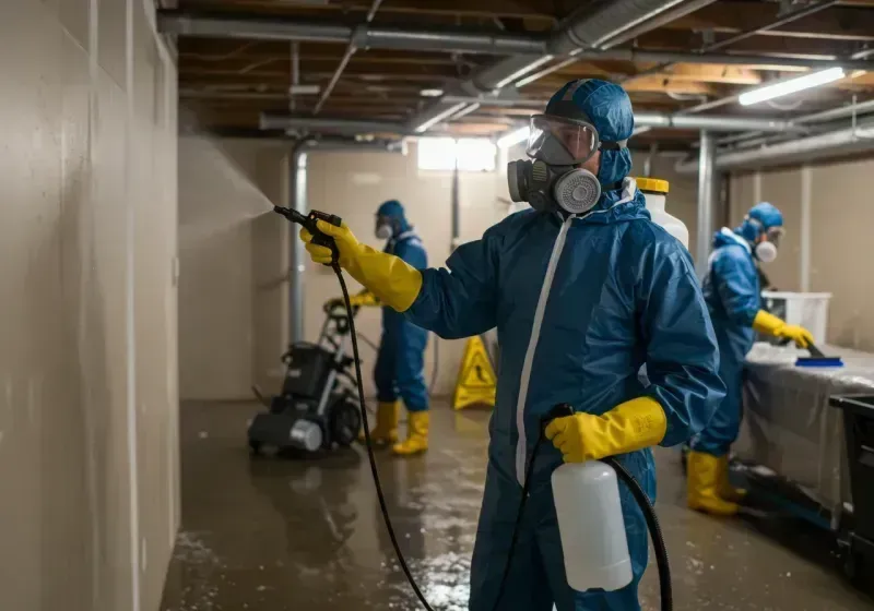 Basement Sanitization and Antimicrobial Treatment process in Avalon, CA